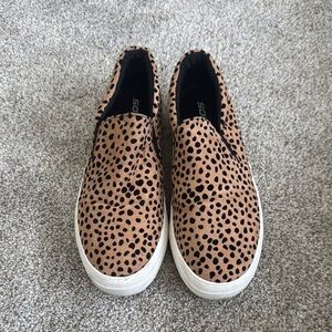 Soda Leopard Print Slip-On Sneakers